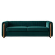 Contemporary Velvet Sofa Couch For Living Room - Furniture Home Direct