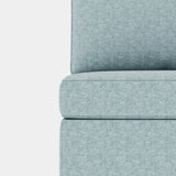 3 Piece Modular Living Room Set With Sofa, love seat and Chair, Sea Foam - Furniture Home Direct