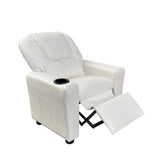 Marisa - PU Leather Kids Recliner Chair With Cupholder - Furniture Home Direct