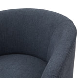 Miramar - Swivel Barrel Chair With Wooden Base - Furniture Home Direct