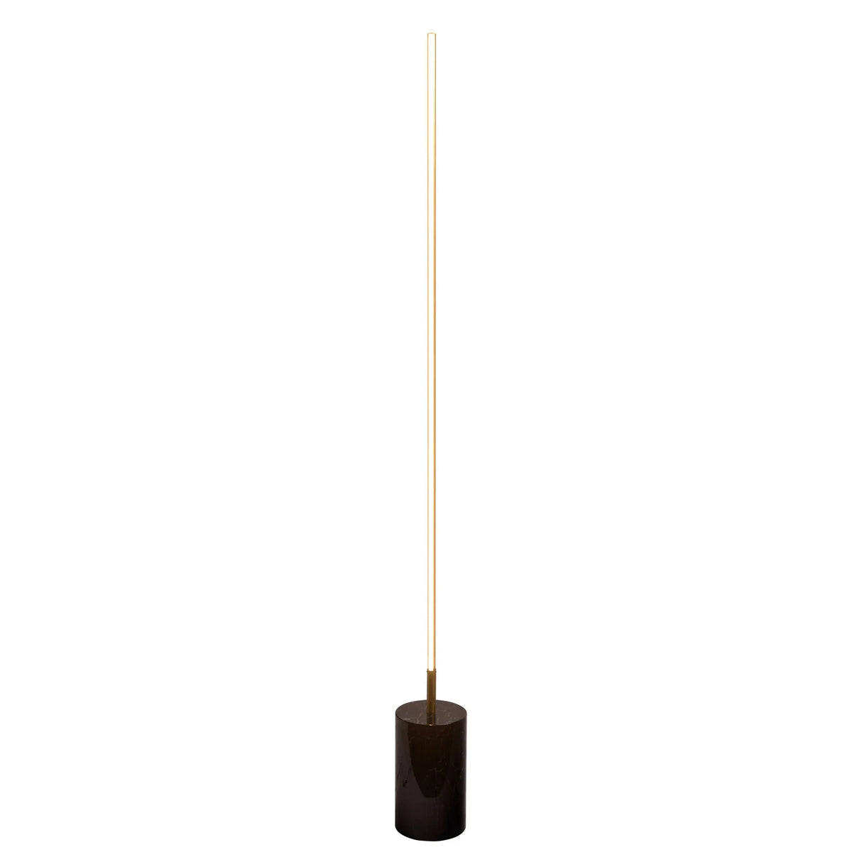 Prism - LED Floor Lamp With On / Off Switch Faux Marble Base - Gold / Marble - Furniture Home Direct