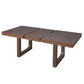 Extendable Dining Set, Farmhouse Extendable Table With Upholstered Chairs - Furniture Home Direct