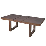 Extendable Dining Set, Farmhouse Extendable Table With Upholstered Chairs - Furniture Home Direct