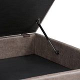 Owen - Multifunctional Square Coffee Table Storage Ottoman - Furniture Home Direct