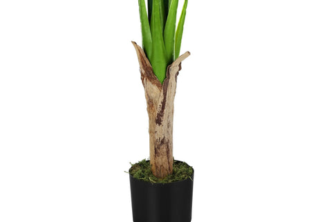 43" Tall, Artificial Plant, Banana Tree, Indoor, Faux, Fake, Floor, Greenery, Potted, Real Touch, Decorative - Green / Black - Furniture Home Direct