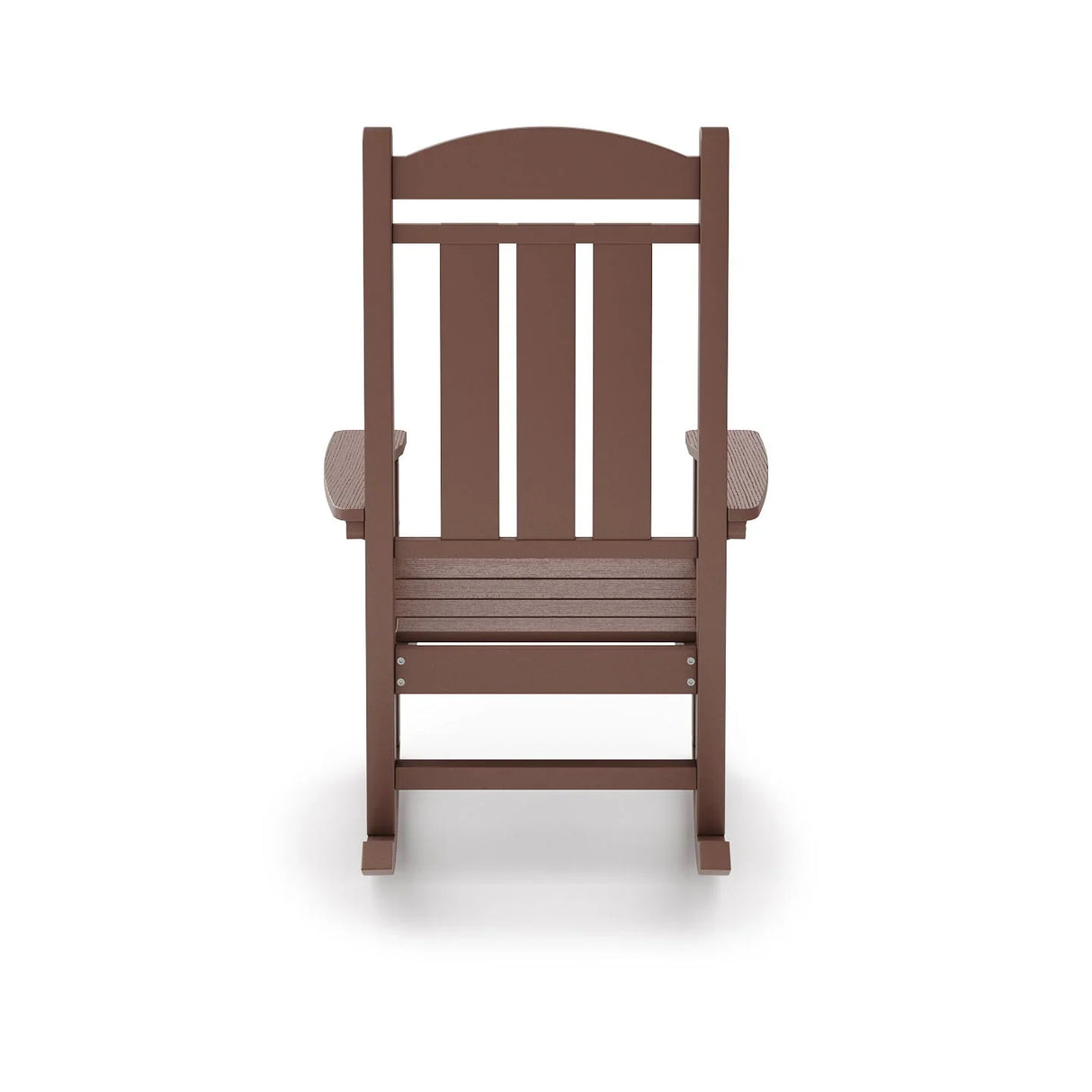 Traditional Porch Rocker Classic HDPE Poly Lumber For Porch, Patio, And Garden Comfort - Furniture Home Direct