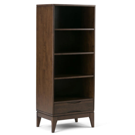 Harper - Bookcase With Storage - Walnut Brown - Furniture Home Direct