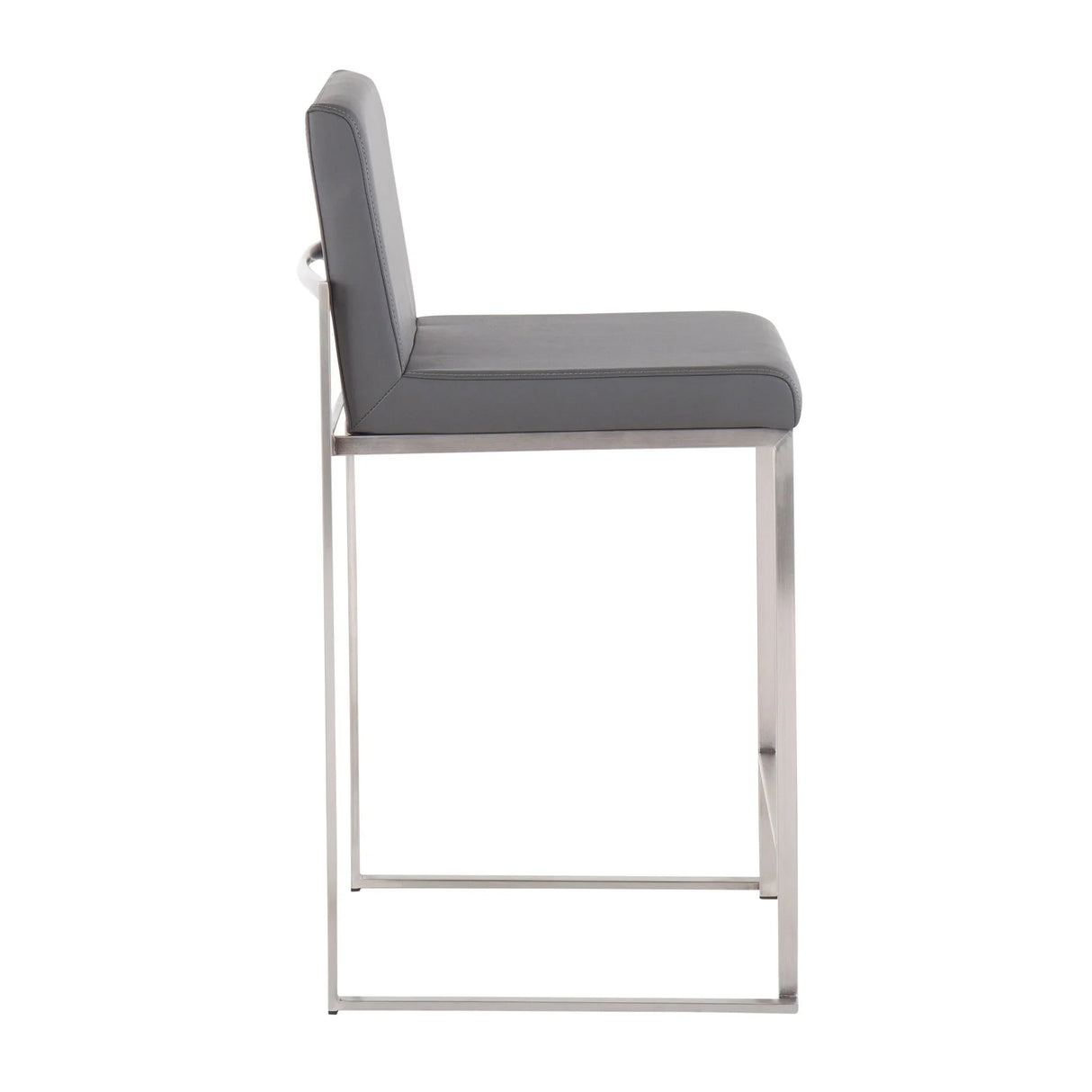 Fuji - Contemporary High Back Counter Stool, Functional Design - Furniture Home Direct