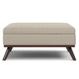 Owen - Multifunctional Square Coffee Table Storage Ottoman - Furniture Home Direct