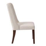 Brody - Wing Parson Dining Chair (Set of 2) - Cream - Furniture Home Direct