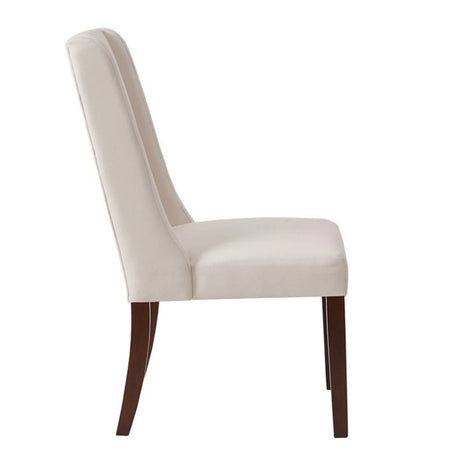 Brody - Wing Parson Dining Chair (Set of 2) - Cream - Furniture Home Direct