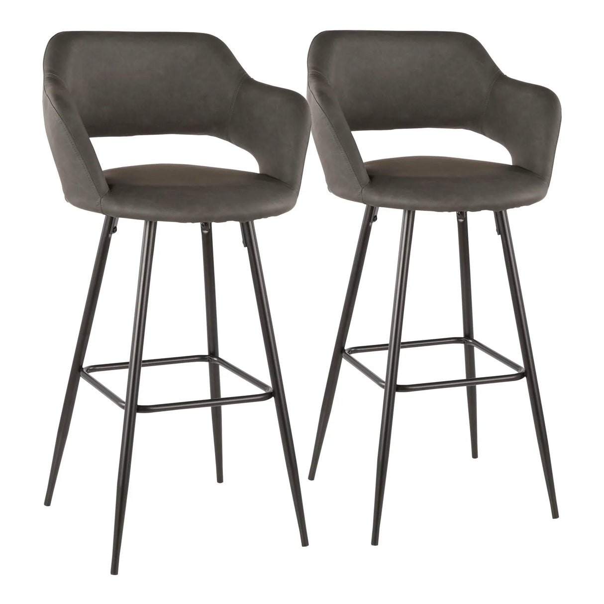 Margarite - Contemporary Barstool (Set of 2) - Furniture Home Direct