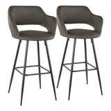 Margarite - Contemporary Barstool (Set of 2) - Furniture Home Direct