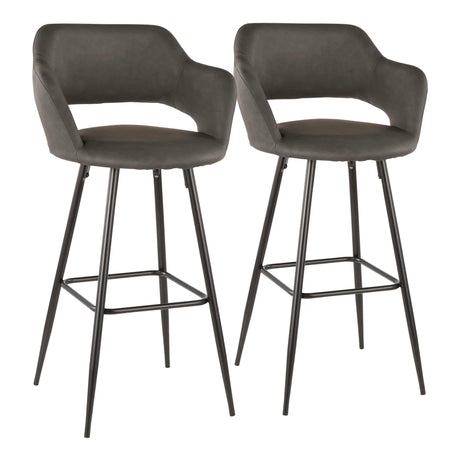 Margarite - Contemporary Barstool (Set of 2) - Furniture Home Direct