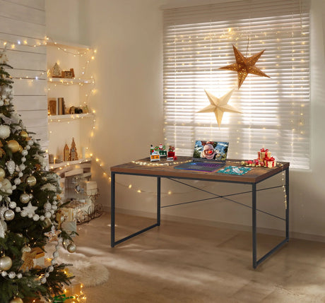 Bob - Weathered Writing Desk - Oak - Furniture Home Direct