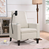 Recliner Chairs For Adults, Adjustable Recliner Sofa With Mobile Phone Holder & Cup Holder, Modern Reclining Chairs Fabric Push Back Recliner Chairs For Living Room, Bedroom - Furniture Home Direct