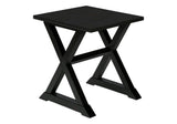 Compact Accent End Table, Square, Transitional - Furniture Home Direct