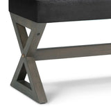 Salinger - Large Upholstered Ottoman Bench - Furniture Home Direct