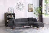 Brayden - Fabric Sectional Sofa Chaise - Furniture Home Direct
