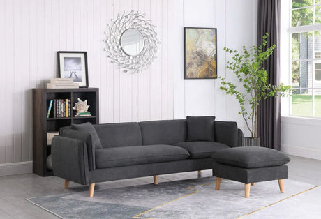 Brayden - Fabric Sectional Sofa Chaise - Furniture Home Direct