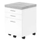 File Cabinet Rolling Mobile Storage Drawers Printer Stand For Office - Furniture Home Direct