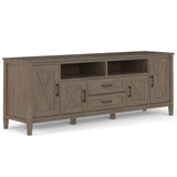 Ela - TV Media Stand - Smoky Brown - Furniture Home Direct