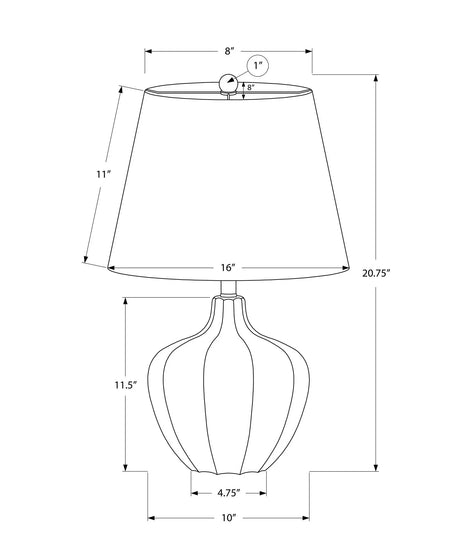 Resin Transitional Lighting, Table Lamp - Cream - Furniture Home Direct