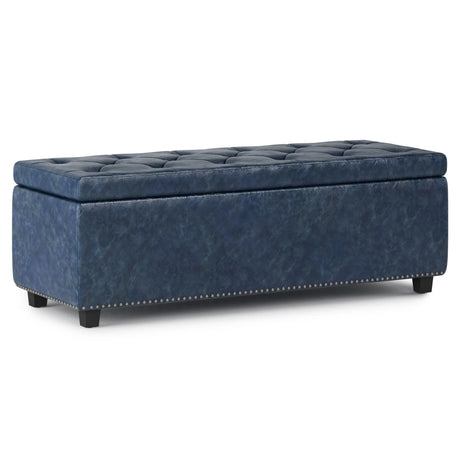Hamilton - Upholstered Storage Ottoman - Furniture Home Direct