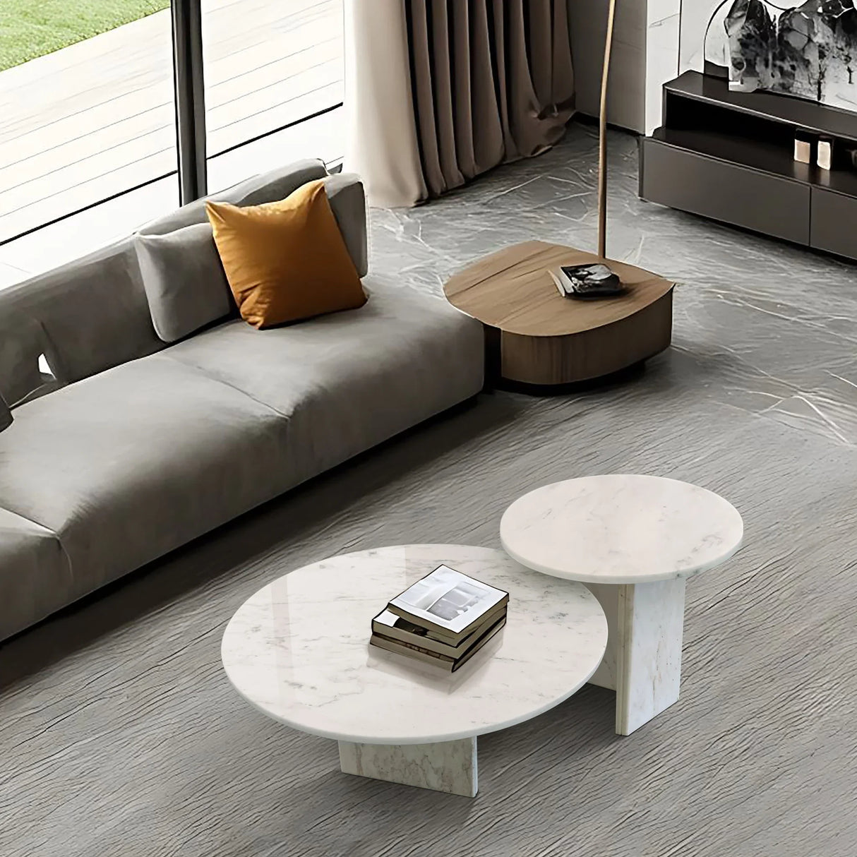 Elegant Coffee Duo Table Set - Furniture Home Direct
