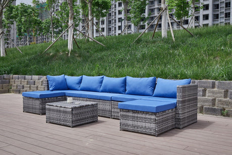 Patio Sofa With Cushions - Furniture Home Direct