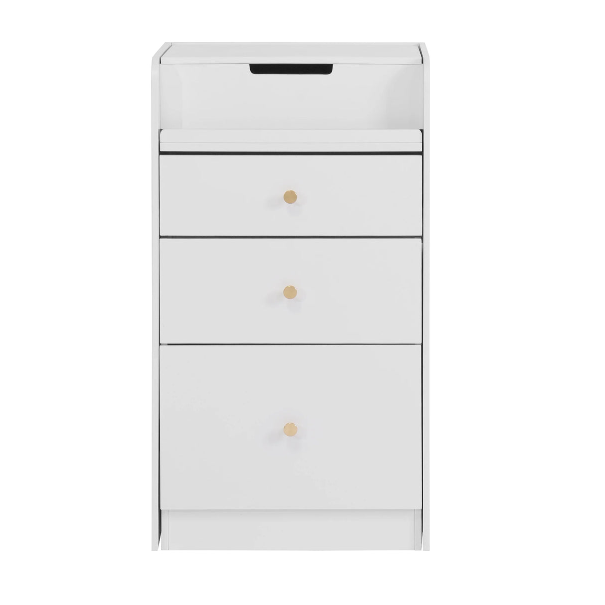 Vanity Desk With Mirror Small Compact Modern Style White - Furniture Home Direct
