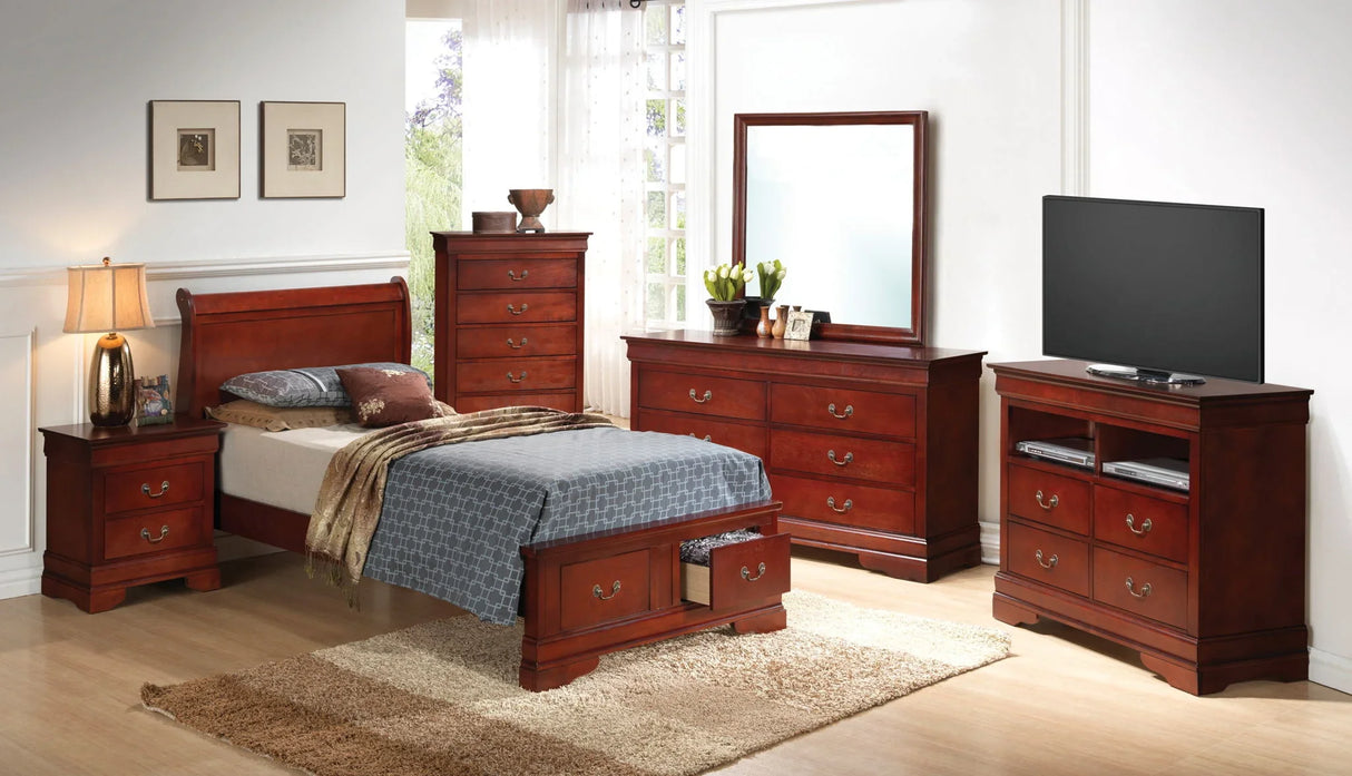 Louis Phillipe - Storage Bed - Furniture Home Direct