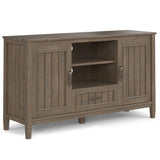 Lev - TV Media Stand - Smoky Brown - Furniture Home Direct