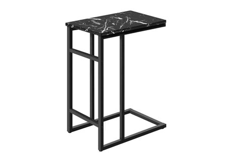 Accent Table, C - Shaped, Modern Design - Black - Furniture Home Direct