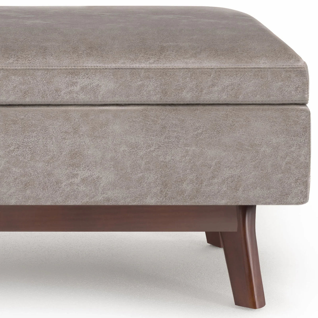 Owen - Upholstered Rectangular Storage Ottoman - Furniture Home Direct