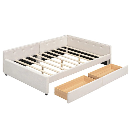 Platform Bed With USB Ports - Furniture Home Direct