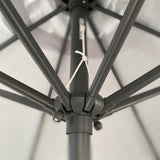 Patio Market Umbrella With 8 Steel Ribs, UV-Resistant And Waterproof Canopy - Furniture Home Direct