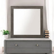 Avantika - Rustic Mirror - Gray / Oak - Furniture Home Direct