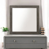 Avantika - Rustic Mirror - Gray / Oak - Furniture Home Direct