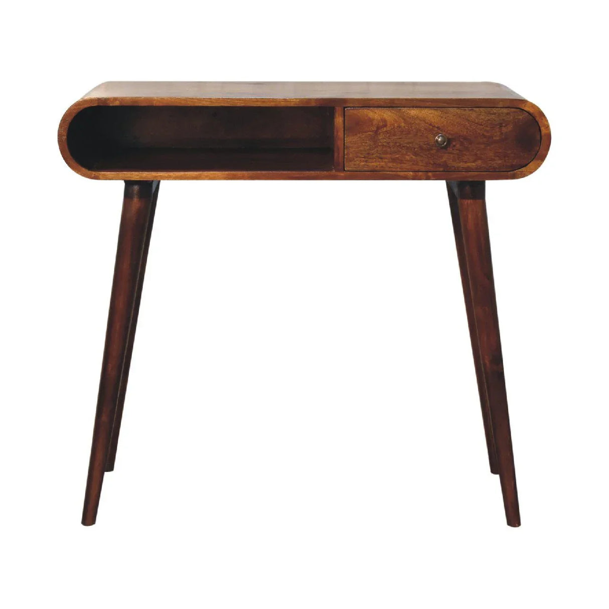 London - Open Console - Chestnut - Furniture Home Direct