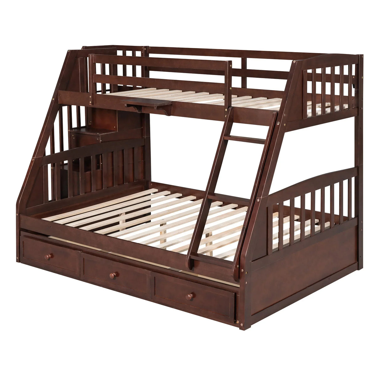 Bunk Bed With Drawers, Ladder And Storage Staircase - Furniture Home Direct
