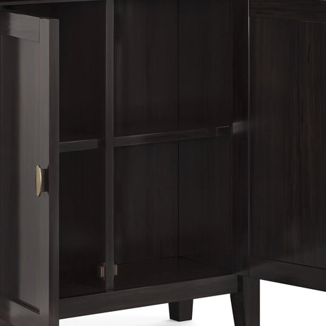 Redmond - Low Storage Cabinet - Hickory Brown - Furniture Home Direct