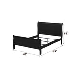 Louis Philippe - Sleigh Bedroom Set - Furniture Home Direct