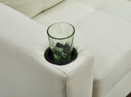 2 Piece Upholstered Cozy Comfortable Sectional - Furniture Home Direct