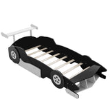 Race Car-Shaped Platform Bed With Wheels - Furniture Home Direct