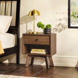 Mid-Century Modern Minimalist 1 Drawer Nightstand - Furniture Home Direct