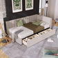 Upholstered Daybed, Sofa Bed Frame, No Box Spring Needed - Furniture Home Direct