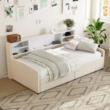 Luxurious Upholstered Platform Bed With Storage Drawers - Furniture Home Direct