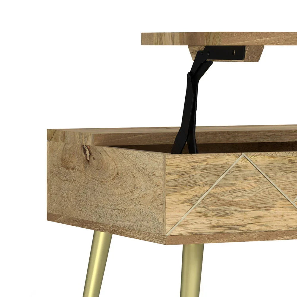 Jager - Lift Top Coffee Table Handcrafted - Furniture Home Direct
