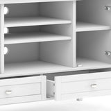 Warm Shaker - Transitional Style TV Media Stand - Furniture Home Direct